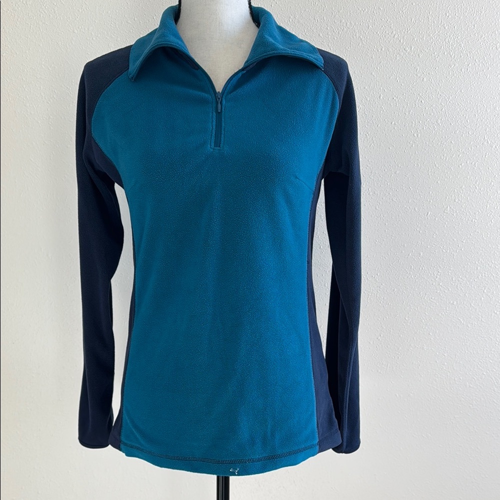 Columbia Blue/Navy Quarter-Zip small